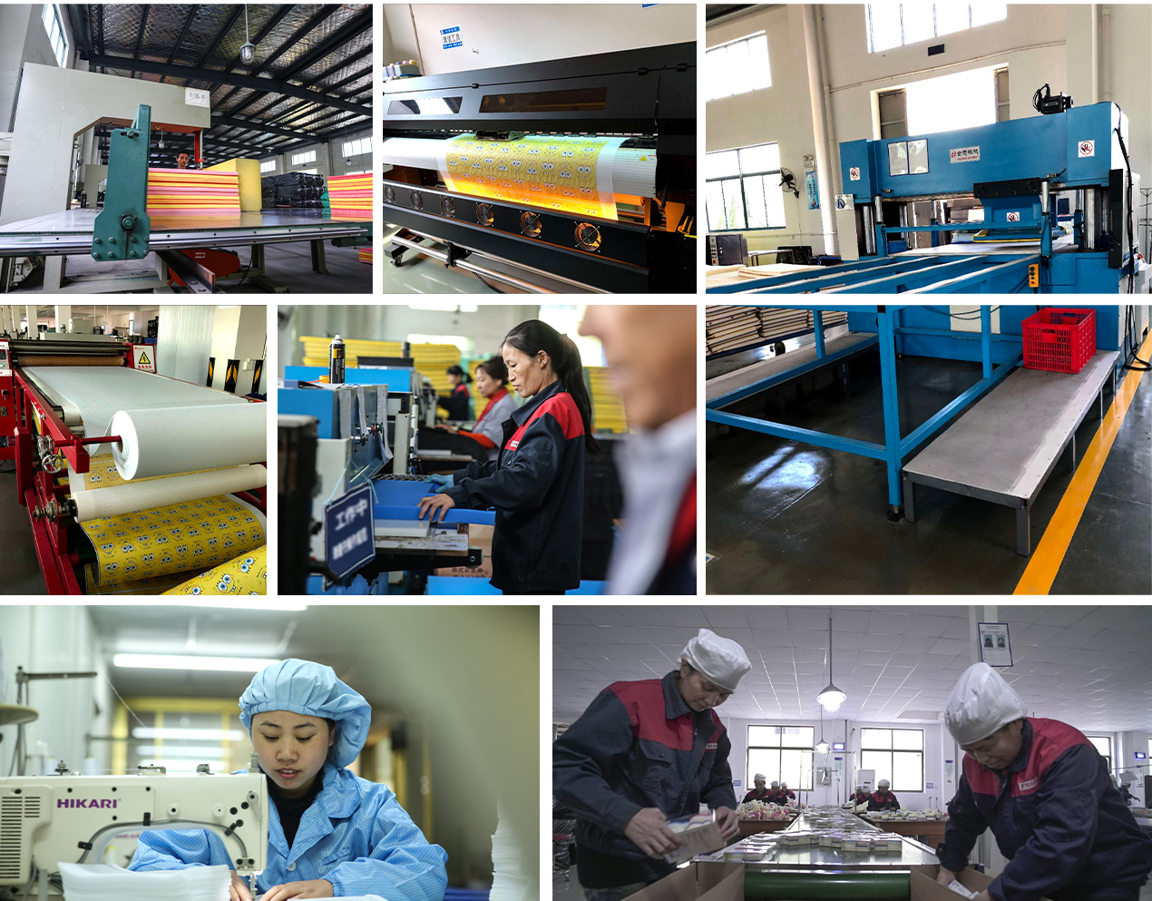 Kangpu sponge production and packing equipment